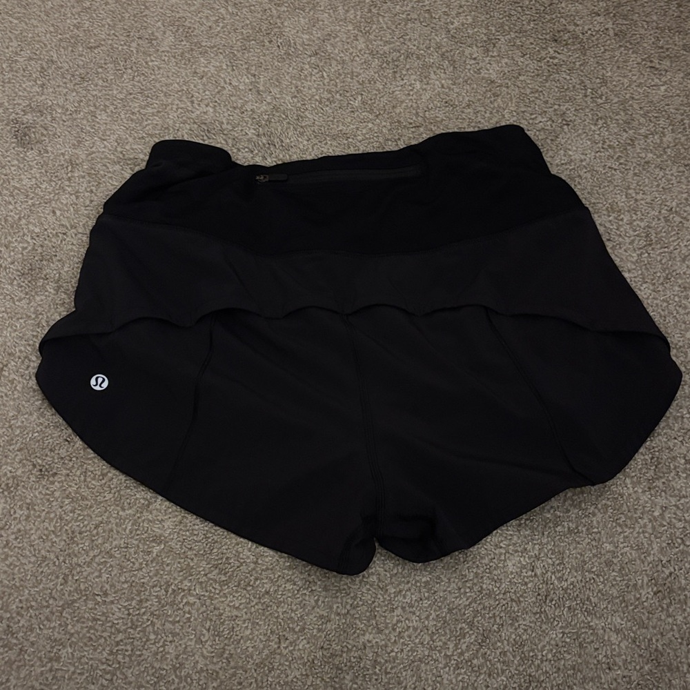Lululemon Black Speed Up Shorts